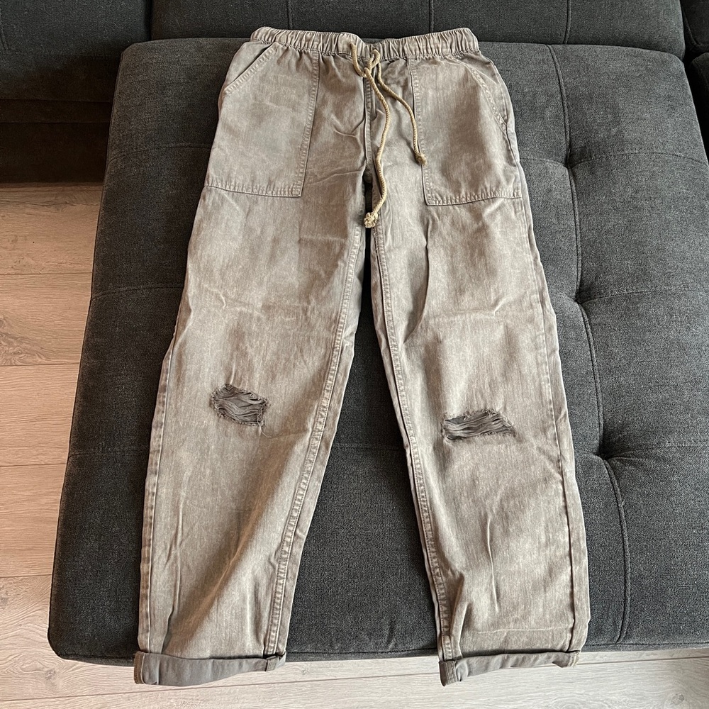 Aerie Loose Denim Pants - Size XS, NWOT